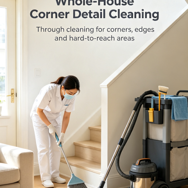 Whole House Corner Detail Cleaning