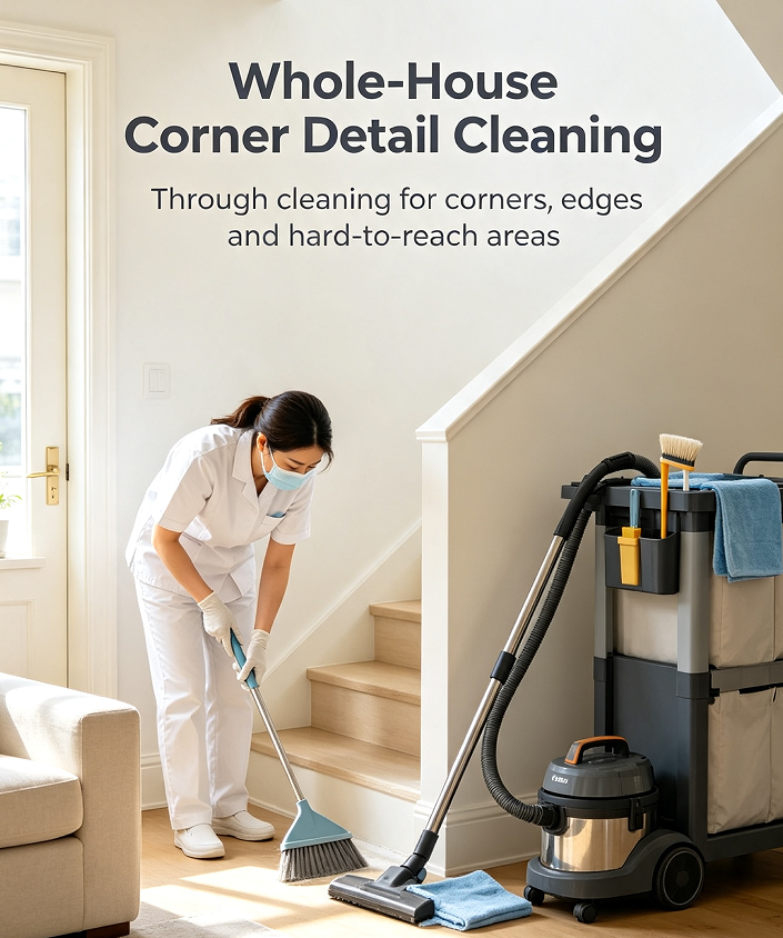 Whole House Corner Detail Cleaning