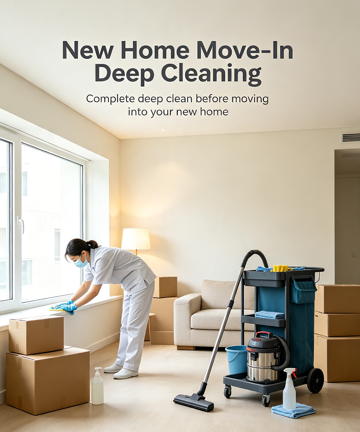 New Home Move In Deep Cleaning