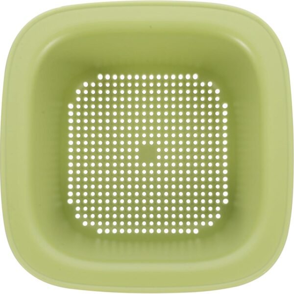Double layer kitchen draining container