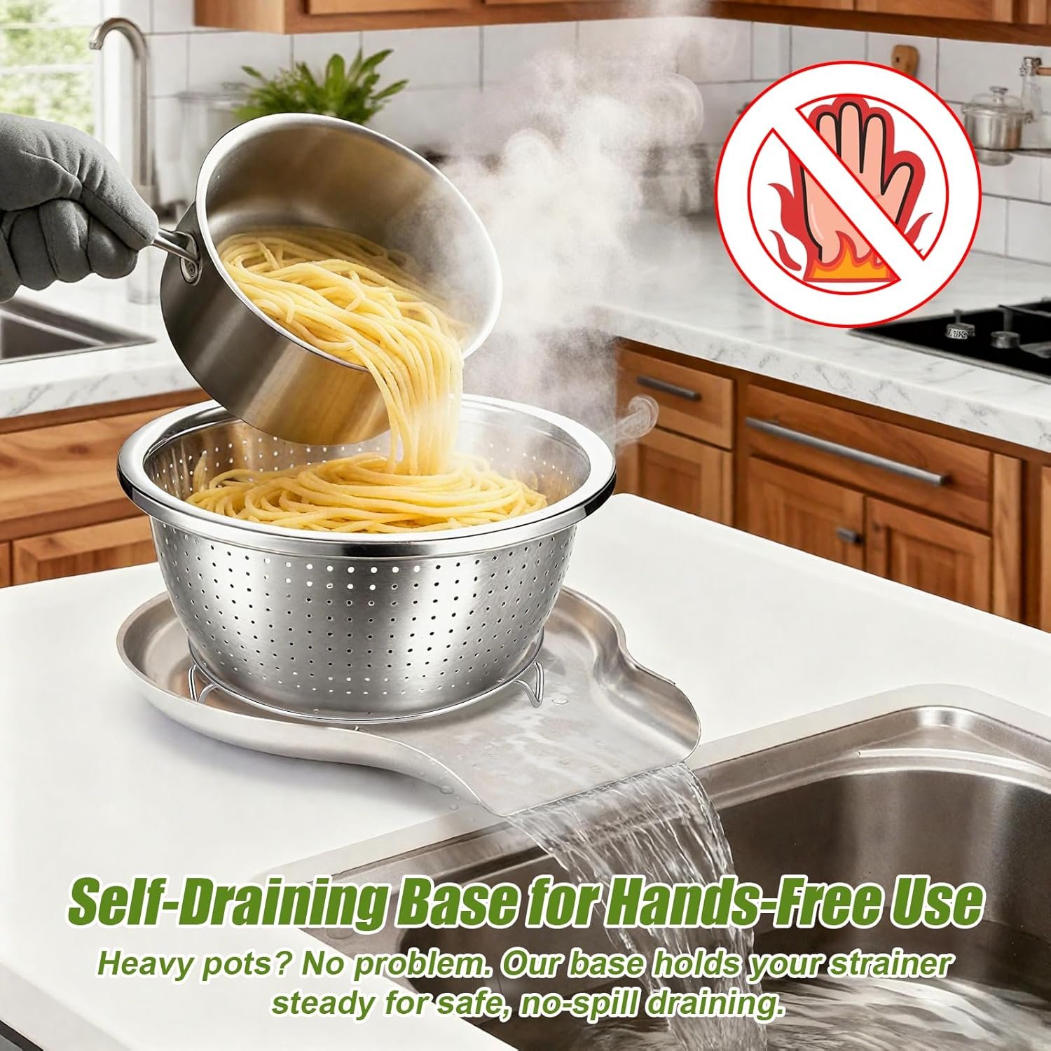 Stainless Steel Mesh Basket Set Image 2