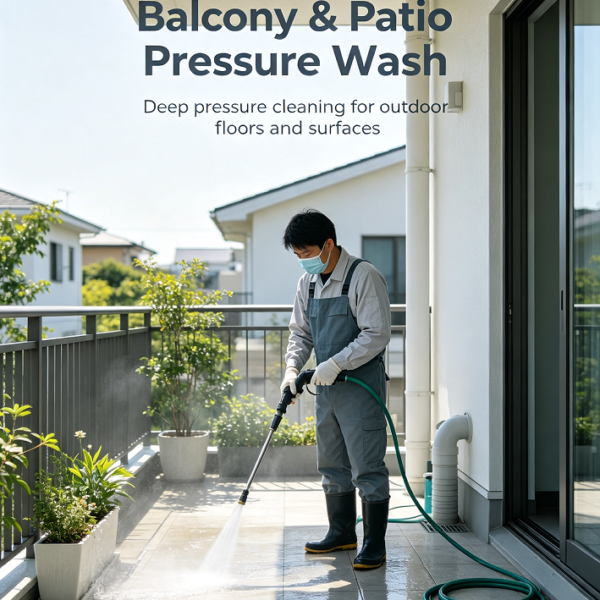 Balcony & Patio Pressure Wash