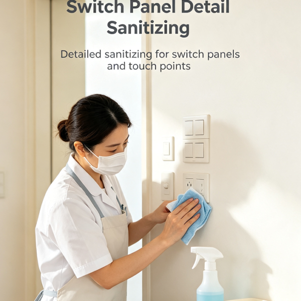 Switch Panel Detail Sanitizing
