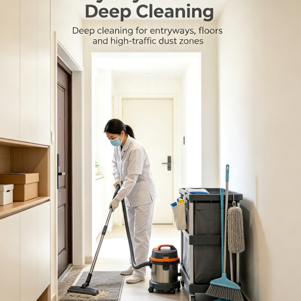 Entryway Dust Zone Deep Cleaning