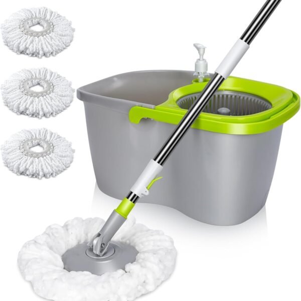 Mop bucket set with wringer