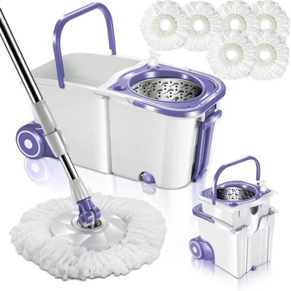 Spin Mop Bucket Set with Wringer