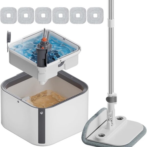 Upgraded Spin Mop Bucket Set