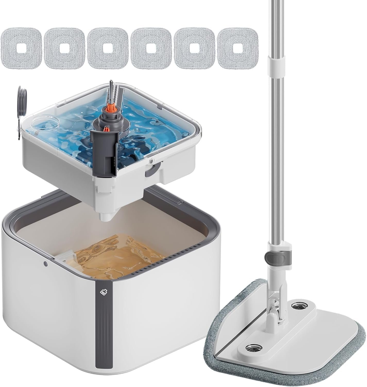 Upgraded Spin Mop Bucket Set