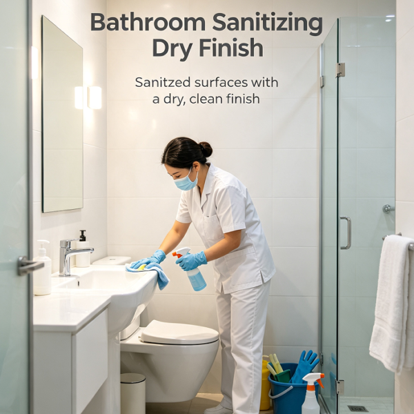 Bathroom Sanitizing Dry Finish